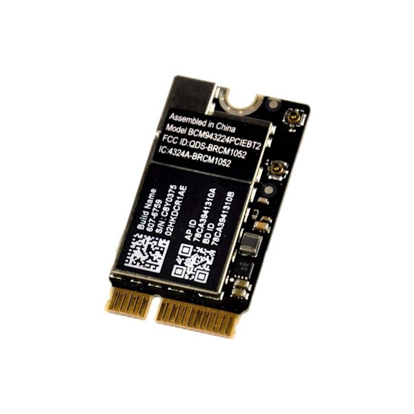Airport/Bluetooth Modul MacBook Air 11" (Late 2010-Mid 2012) Svart