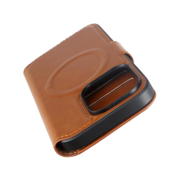 iPhone 15 Pro Plånboksfodral med Magsafe Rvelon - Brun Brown