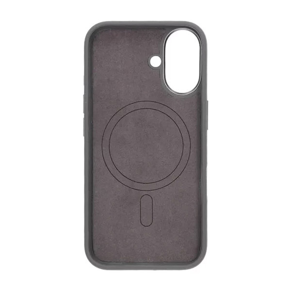 Mobilskal Silikon för iPhone 16 - Grå med Kameraskydd Grey