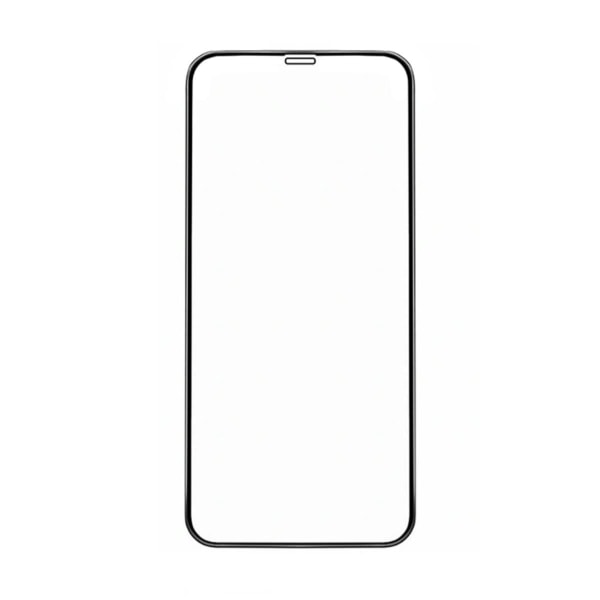 Skärmskydd iPhone 12/12 Pro - 3D Härdat Glas Svart Black