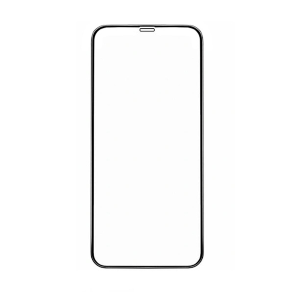 Skärmskydd iPhone 12/12 Pro - 3D Härdat Glas Svart Svart