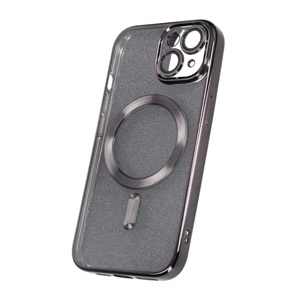 Luxury Mobilskal med Magsafe iPhone 15 - Svart Black
