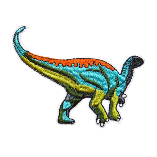 2st Tygmärken - Dinosaurie - Storlek 9,8cm flerfärgad
