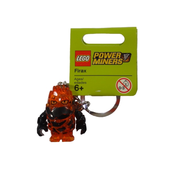 Firax - Nyckelring - Power Miners Lego orange 37 mm