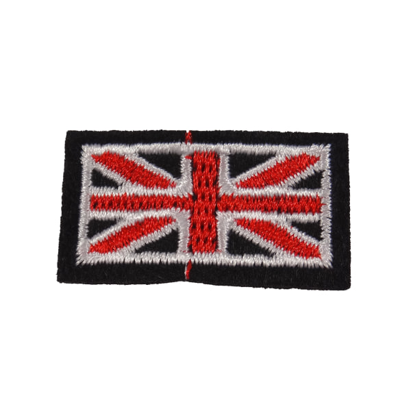 2st Tygmärken - Storbritanniens Flagga - Storlek 3,7cm flerfärgad 37 mm
