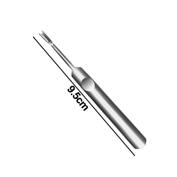 Rustfrit stål Cuticle Trimmer Remover Metal Cuticle Pusher