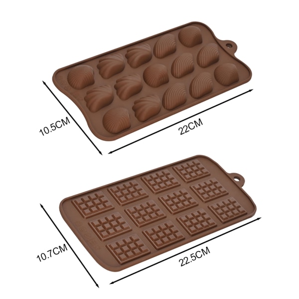 2 pieces dessert baking mold, suitable for restaurants and