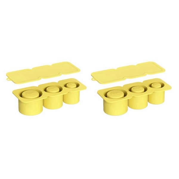 For isbitbrett stor kapasitet isbitbrett isbitform silikon isbitbrett egnet for 30oz/40oz gul A