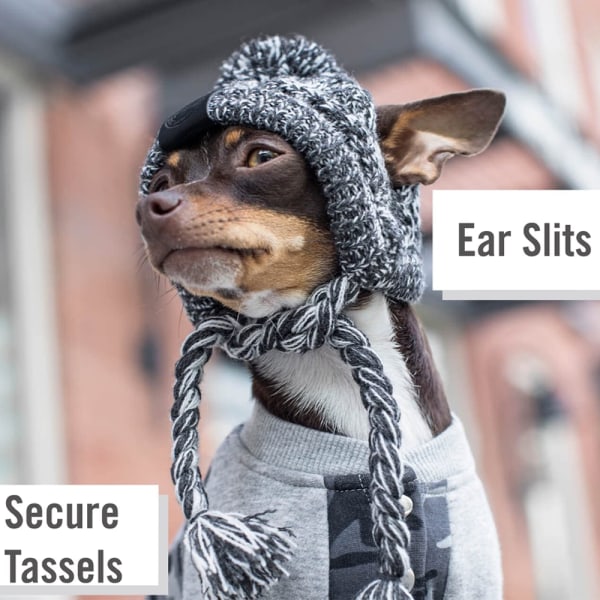 Vinterhundebeskyttelseshue Grey M