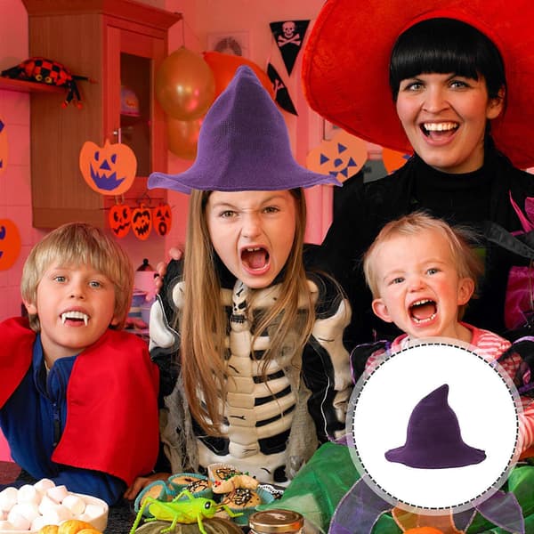 Cosplay Häxhattar Häxhatt för att bära Halloween-dekoration A