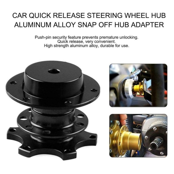 Universal Hurtigudløser Adapter Snap Off Rat Styrehjul  Hub Ra