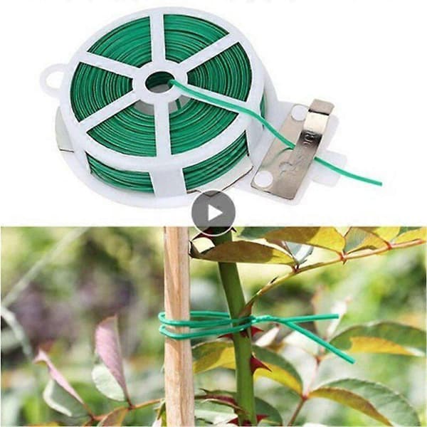 100M 50M Nylon Havekabelbindere Strømkabel Løkketape Blomsterkabelbinder Multifunktion