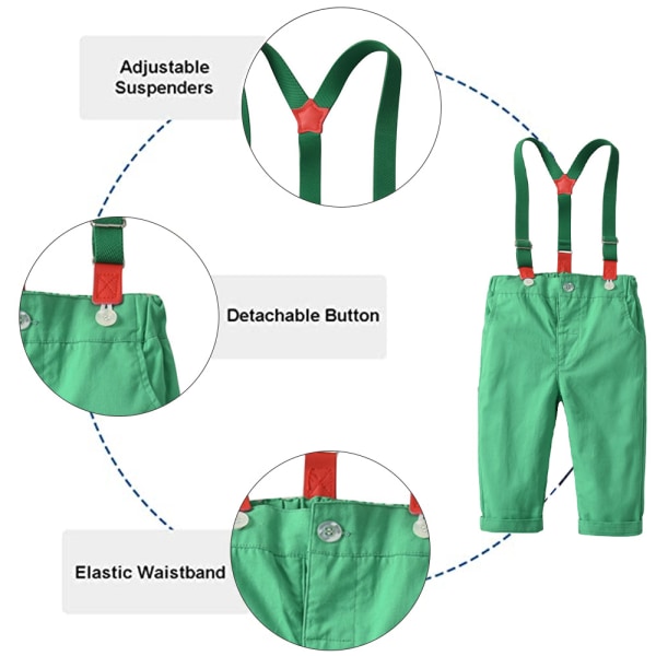 Toddler Boys Clothes Suit Drenge stribet printet butterfly jakkesæt