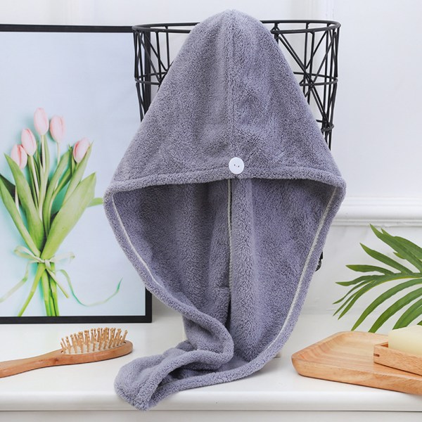 Mikrofiberhårhandduk för kvinnor, 2-pack, absorberande snabb