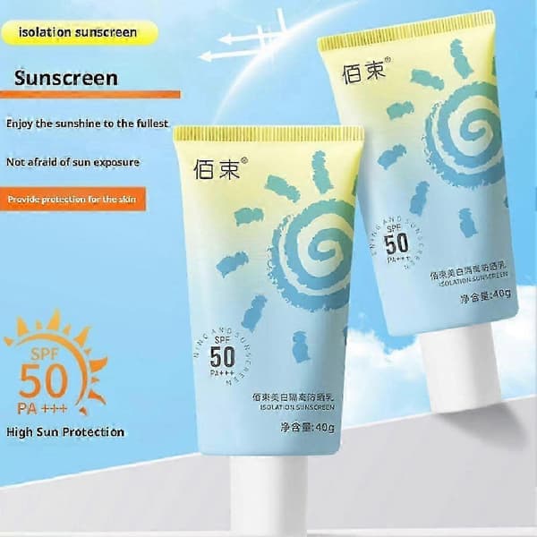 40g Whitening Isolation Solkräm Vattentät Och Svettresistent 26-27s A