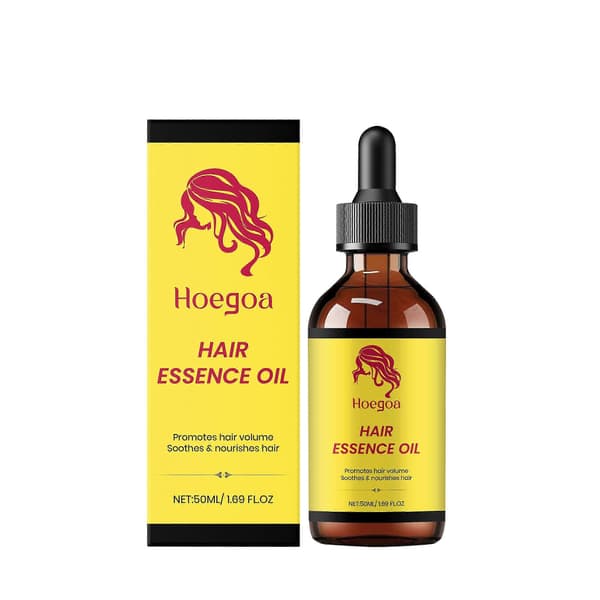 Närande eterisk hårolja för skadat hår, glans, styrka, återfuktning, hårvård, 50 ml A