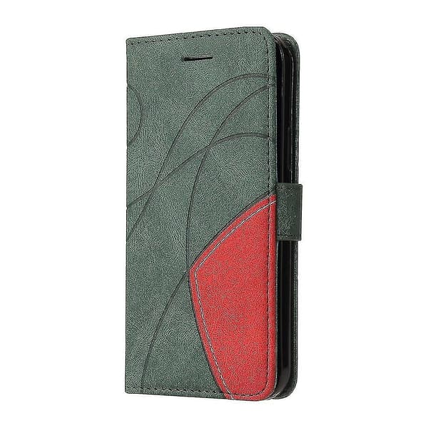 Etui til iPhone 11 Pro Læderpung Bog Flip Folio Stand View Cover - Grøn A