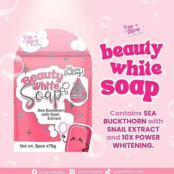 Beauty White Soap av You Glow Babe (4-pack)