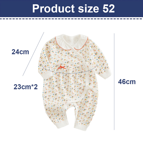 Baby Footie Pajama, Långärmad One Piece Romper för Pojkar Flickor