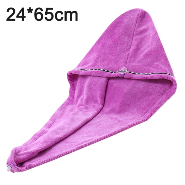Hårhåndklæde turban- 2-pak, blød, absorberende mikrofiber til