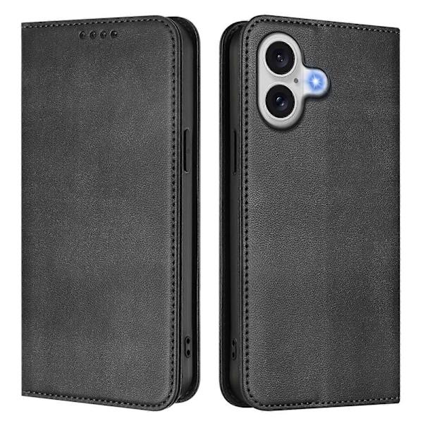 För iPhone 17 Plånboksfodral Retro Textur RFID-blockerande Läderfodral