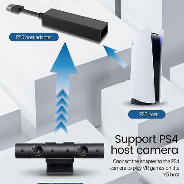 USB3.0 PS VR til PS5 kabeladapter VR-stik Mini kameraadapter til PS5-spillekonsol