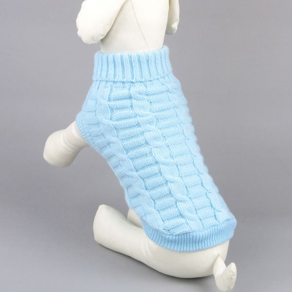 3D korkea elastinen yksivärinen koiran villapaita talvikoiran vaatteet lemmikki