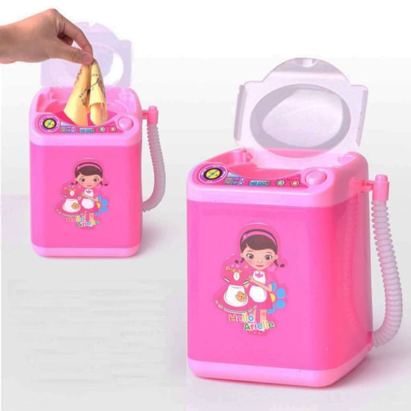 Hukz Kinderwaschmaschine Toy Mini Vaskemaskine, Miniatur Wäsc