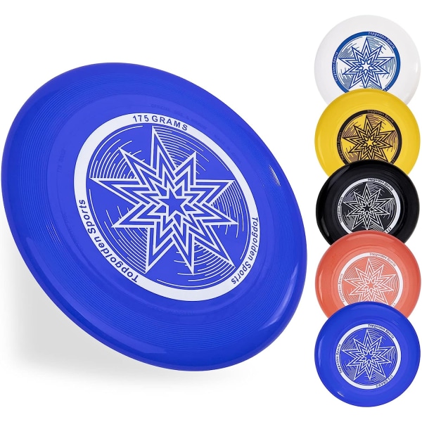 Ultimate Flying Disc 175 Gram, Sports Disc, Masser af farver