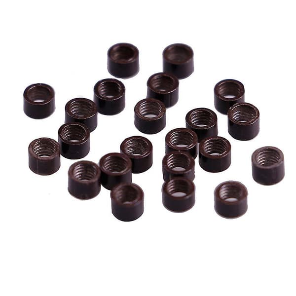 500 stk. silikone mikro-link ringe 4,5 mm forede perler til hårforlængerværktøj A