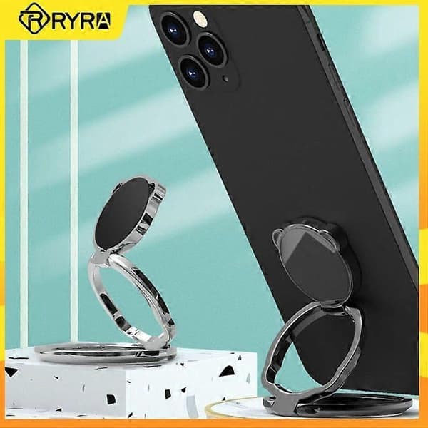 RYRA Sammenfoldelig Fingerringholder Stativ Universal Bil Magnetisk 360 Graders Rotation