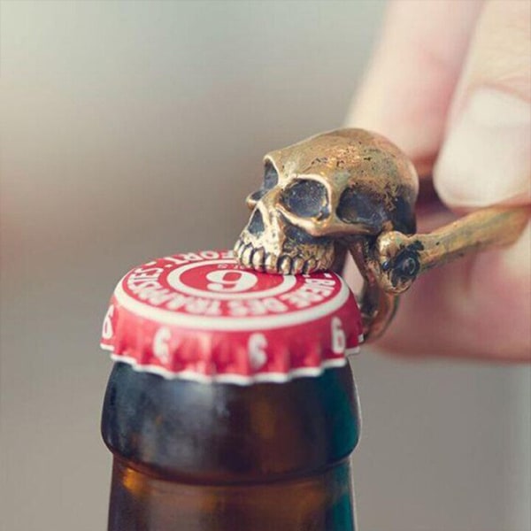 Skull Beer Soda Drink Legering Flaskeåpner Enkel Creative