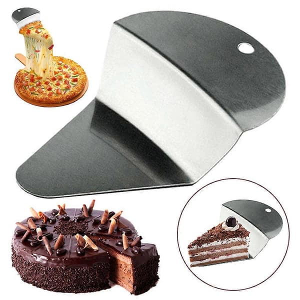 Pai Spatel Rustfritt Stål Kakekutter Spade Flerbruks Pai Spatel Serveringsredskap Enkel Servering for Kjøkkenbaking A
