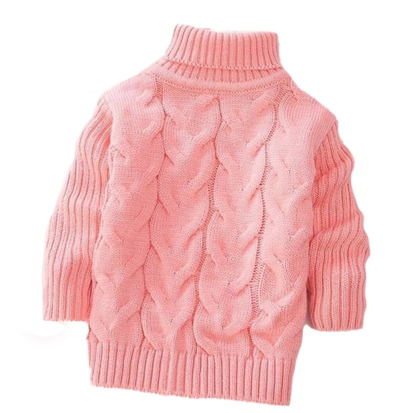 Boys Girls Long Sleeve Chunky Warm Pullover Top Sweater
