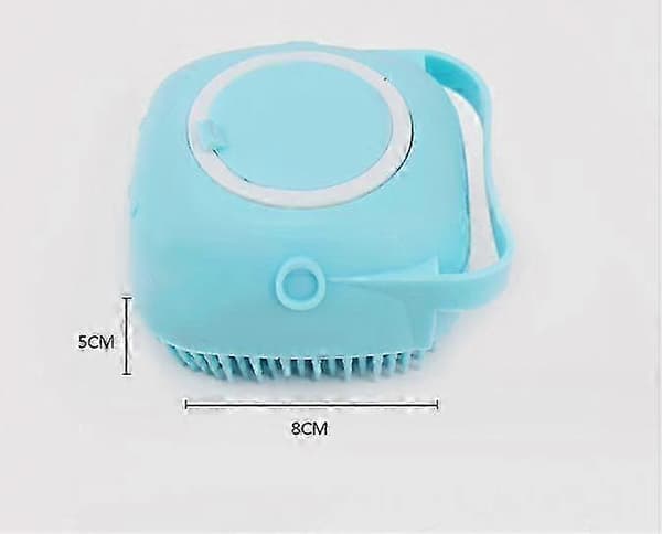 Silikone kropsbadebørste eksfolierende skrubber blød børste massager 25-26s A