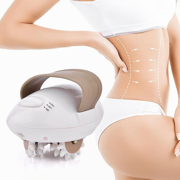 Mini 3D Anti-Cellulite Rulleform Slank Massager Percussion Massageværktøj Muskel Ny A