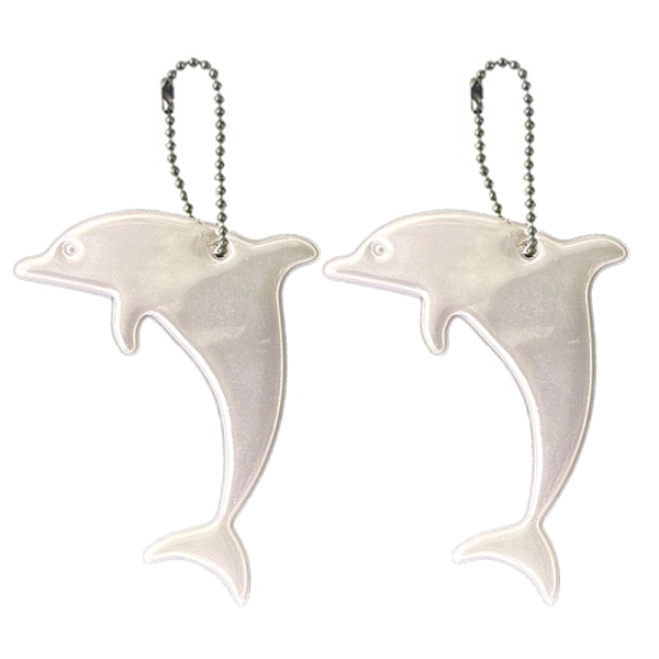 2st Dolphin reflekterande hänge, väskhänge