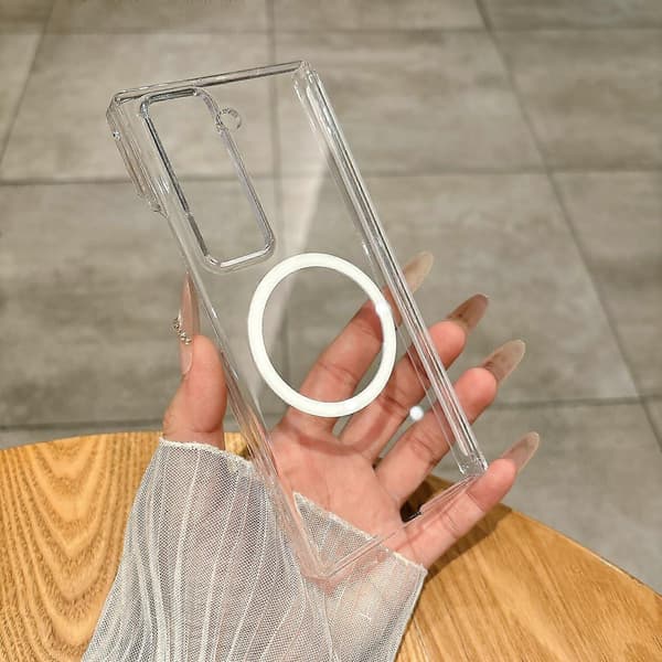 Ice Mist Series Dual Axis magnetisk telefondeksel til Samsung Galaxy Z Fold5 5G