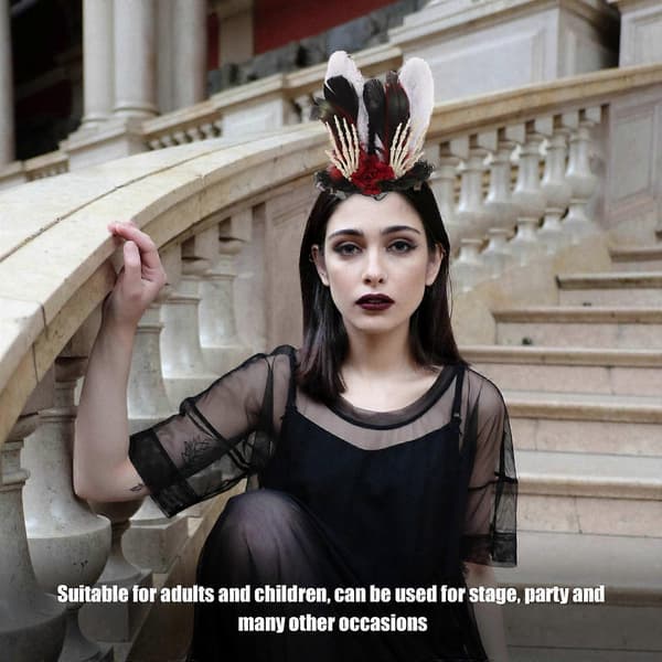 Musta Steampunk-pupunkorvahattu Halloween-juhliin A