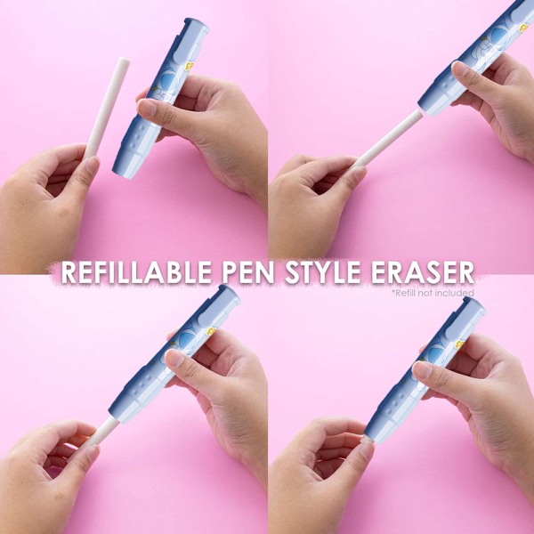 Kreative tegneserie viskelæder Retractable Pen Form viskelæder