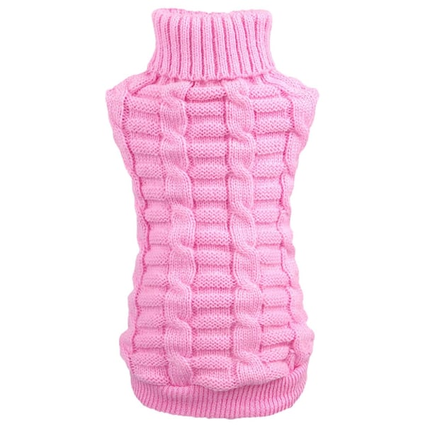 Knitted Braid Plait Turtleneck Sweater Neuleet Ulkovaatteet