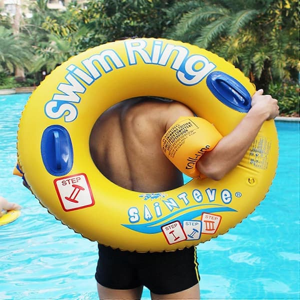 Oppustelig poolbøje til voksne til strand og pool A