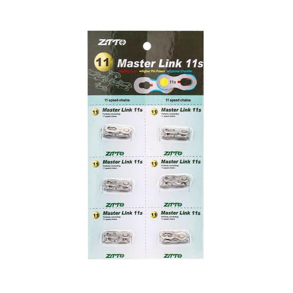 6 par cykelkæde Quick Link Connector Låsesæt MTB Landevejscykel Power Chain Quick