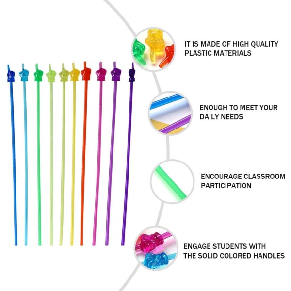 10 stk Mini håndpekerlærere Pekepinne Klasserom og Presenta