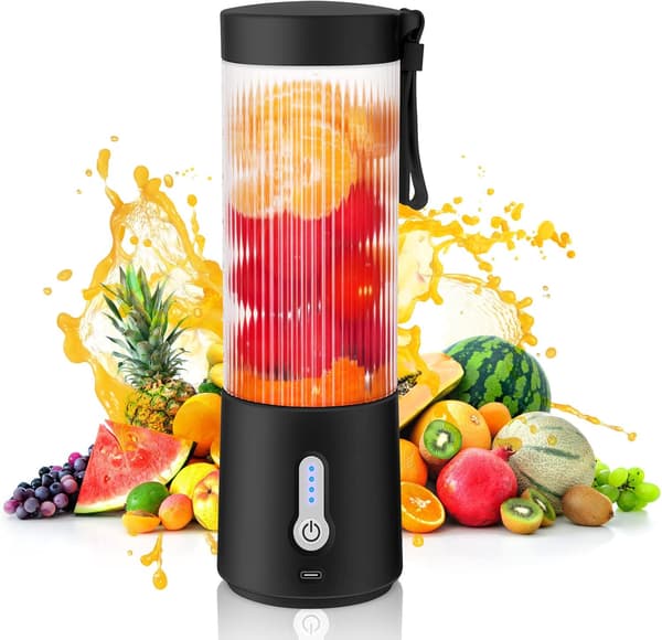 smoothie maker 530ml, 6-bladet rystere og smoothies juicer kop
