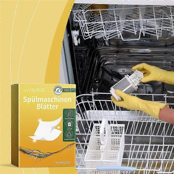 30 st diskmaskinsrengöringstabletter tar bort kalkavlagringar och lukt Style 1