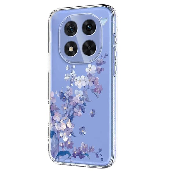 Blomstermønster malt TPU-telefondeksel til Redmi Note 14 Pro 4G