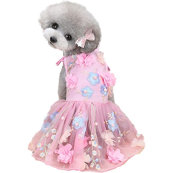 Suspender Puppy Puppy Tutu Floral & Bow Clothes