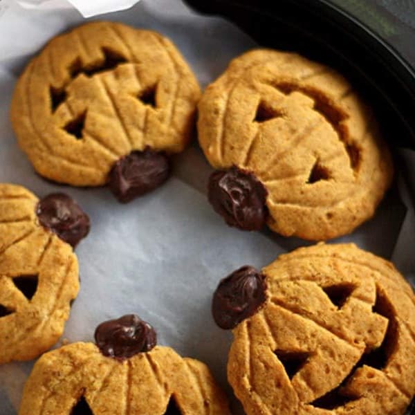 2 STK Silikone Halloween Spøgelse Græskar Bageform Sæt Non-Stick Chokolade Gelé Fondant Kage Bageform til Festgave Håndlavede Sæbeforme med