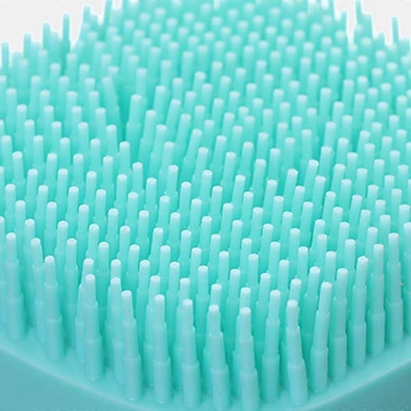 3 stykker silikone skrubbebørste til brusegel, blødt hår til baby og kæledyrsshampoo A